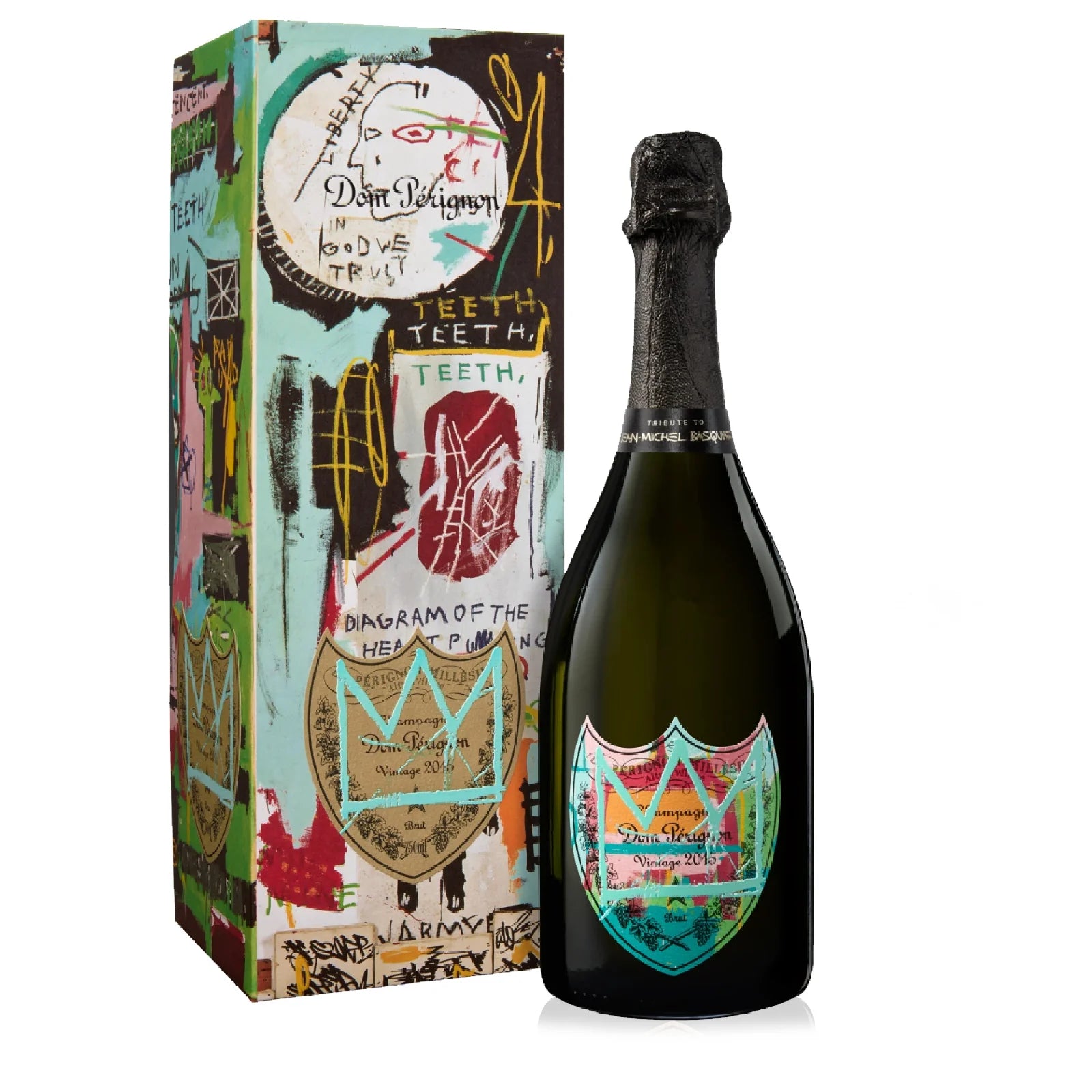 Champagne Dom Pérignon Jean-Michel Basquiat Tribute Vintage Brut 2015 750ml